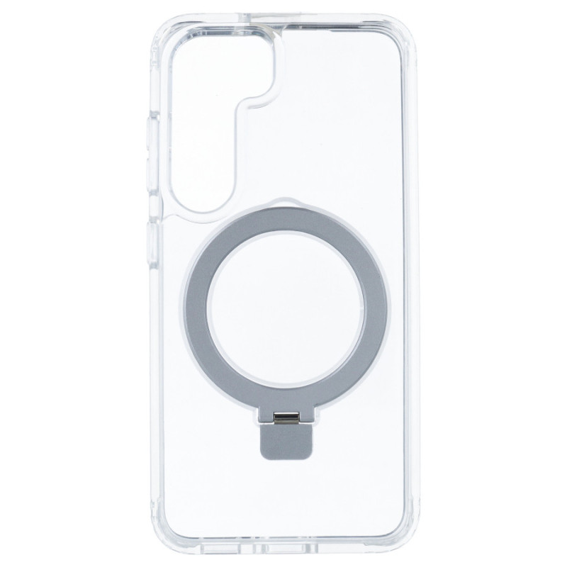 Coque Transparente Compatible Magsafe Ring pour Samsung Galaxy S23