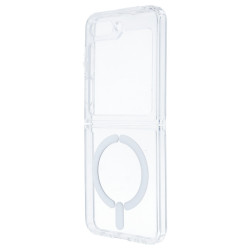 Coque Transparente Logo Compatible avec Magsafe pour Samsung Galaxy Z Flip 5 - La Casa de las Carcasas, Accessoires et Coques po