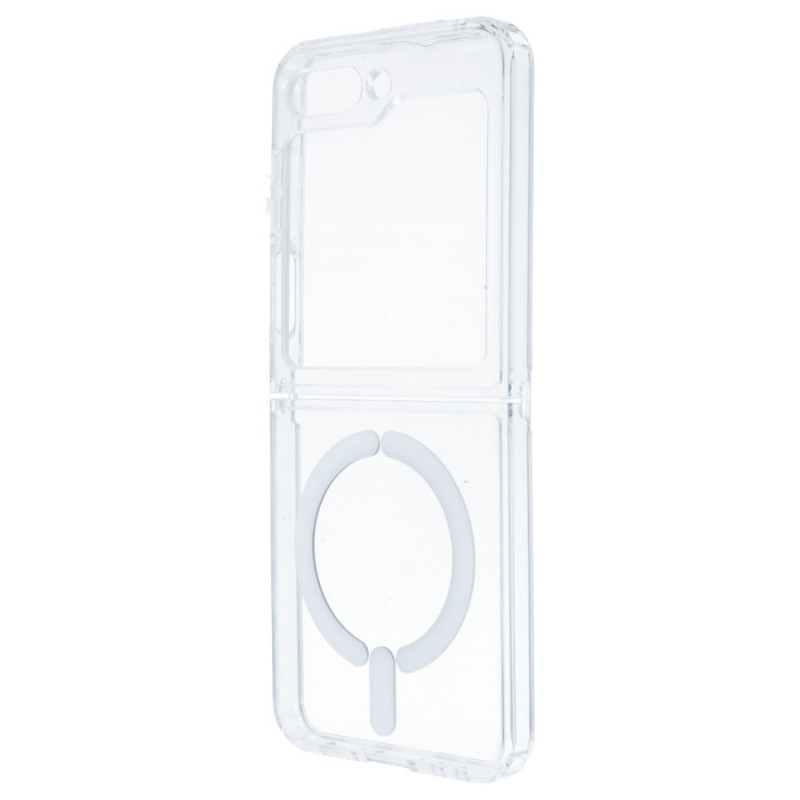 Coque Transparente Logo Compatible avec Magsafe pour Samsung Galaxy Z Flip 5 - La Casa de las Carcasas, Accessoires et Coques po