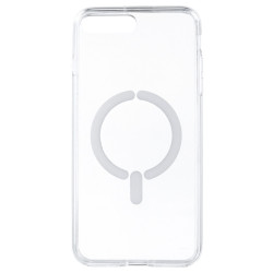 Coque Transparente Logo Compatible avec Magsafe pour iPhone 8 Plus