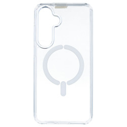 Coque Transparente Logo Compatible avec Magsafe pour Samsung Galaxy S24 FE - La Casa de las Carcasas, Accessoires et Coques pour