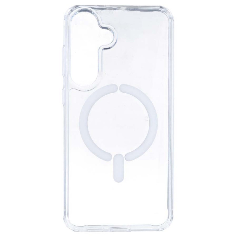 Coque Transparente Logo Compatible avec Magsafe pour Samsung Galaxy S25 Plus - La Casa de las Carcasas, Accessoires et Coques po