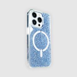 Coque Ring Glitter Compatible avec Magsafe pour iPhone 16 Plus - La Casa de las Carcasas, Accessoires et Coques pour téléphones 