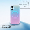 Coque Ring Glitter Compatible Magsafe pour iPhone 17 - La Casa de las Carcasas, Accessoires et Coques pour téléphones portables