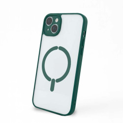 Funda Bumper Compatible con Magsafe con Cubre cámara para iPhone 13