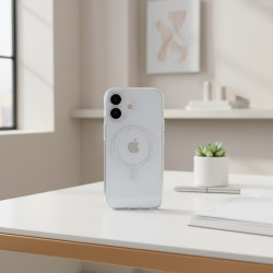 Coque Antiyellow Compatible MagSafe à paillettes pour iPhone 17 - La Casa de las Carcasas, Accessoires et Coques pour téléphones