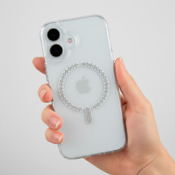 Coque Antiyellow Compatible MagSafe à paillettes pour iPhone 17 - La Casa de las Carcasas, Accessoires et Coques pour téléphones