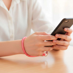 Bracelet Paillettes pour téléphone