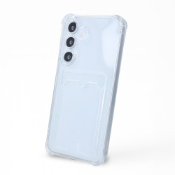 Funda Silicona Cubre con Tarjetero para Samsung Galaxy S25 FE