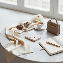 Power Bank Ultra Compacte Compatible Magsafe 5000 mAh