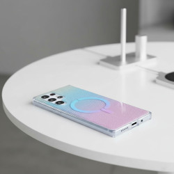 Funda Ring Glitter Compatible con Magsafe para Samsung Galaxy S24 Ultra