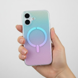 Funda Ring Glitter Compatible con Magsafe para iPhone 16 Plus