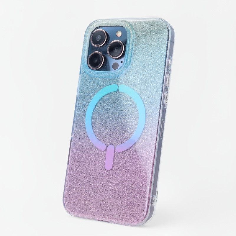Funda Ring Glitter Compatible con Magsafe para iPhone 16 Pro