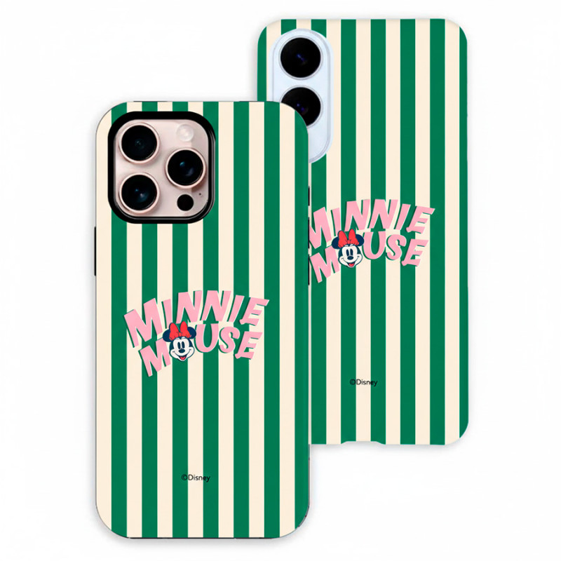 Coque Tough Officielle Disney - Minnie Chic à Rayures