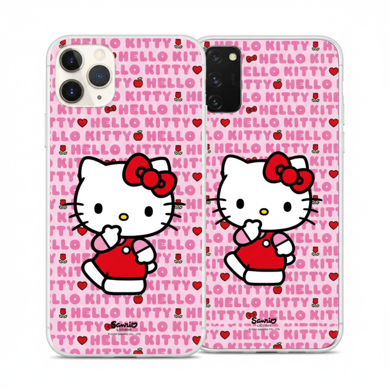 Coque Officielle Hello Kitty - Logo pink