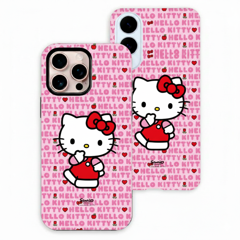 Coque Tough Officielle Hello Kitty - Logo pink