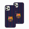 Coque Tough Officielle FC Barcelona - Fond Noir Rayé