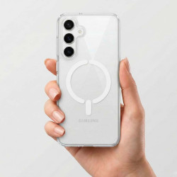 Funda Transparente Logo Compatible con Magsafe para Samsung Galaxy A56 5G