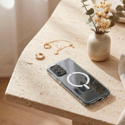 Funda Transparente Logo Compatible con Magsafe para Samsung Galaxy A13 4G