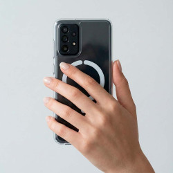 Funda Transparente Logo Compatible con Magsafe para Samsung Galaxy A52 5G