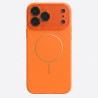 Funda Funda Magbattery Con Cubrecamara Naranja para iPhone 17 Pro Max
