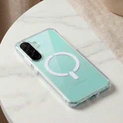 Funda Transparente Logo Compatible con Magsafe para Samsung Galaxy A26 5G