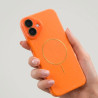 Funda Funda Magbattery Con Cubrecamara Naranja para iPhone 16