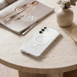 Funda Transparente Logo Compatible con Magsafe para Samsung Galaxy A35 5G