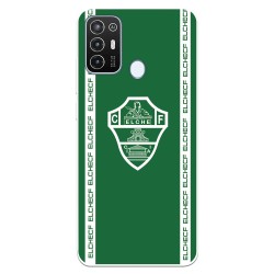 Funda para ZTE Blade A52 del Elche CF Escudo Fondo Verde  - Licencia Oficial Elche CF