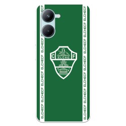 Funda para Realme C33 del Elche CF Escudo Fondo Verde  - Licencia Oficial Elche CF