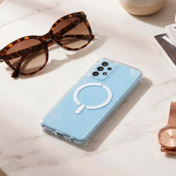 Funda Transparente Logo Compatible con Magsafe para Samsung Galaxy A33 5G