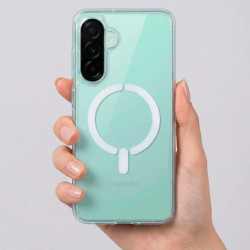 Funda Transparente Logo Compatible con Magsafe para Samsung Galaxy A26 5G