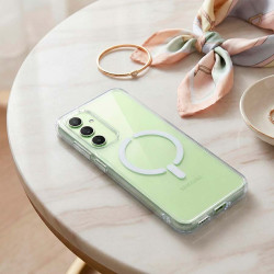 Funda Transparente Logo Compatible con Magsafe para Samsung Galaxy A34 5G