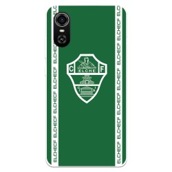 Funda para ZTE Blade A31 Plus del Elche CF Escudo Fondo Verde  - Licencia Oficial Elche CF