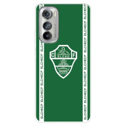 Funda para Motorola edge 30 del Elche CF Escudo Fondo Verde  - Licencia Oficial Elche CF