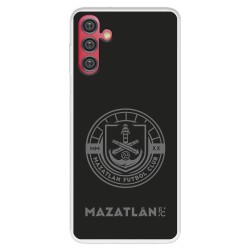 Funda para Samsung Galaxy A04s del Mazatlán Fútbol Club Escudo fondo negro  - Licencia Oficial Mazatlán Fútbol Club