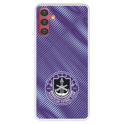 Funda para Samsung Galaxy A04s del Mazatlán Fútbol Club Escudo fondo bicolor  - Licencia Oficial Mazatlán Fútbol Club