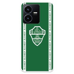 Funda para Vivo Y35 del Elche CF Escudo Fondo Verde  - Licencia Oficial Elche CF