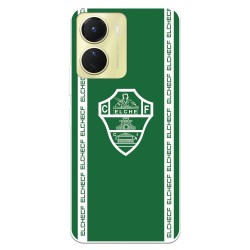 Funda para Vivo Y16 del Elche CF Escudo Fondo Verde  - Licencia Oficial Elche CF