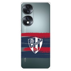 Funda para Honor 70 del SD Huesca Rayas Transparente  - Licencia Oficial SD Huesca