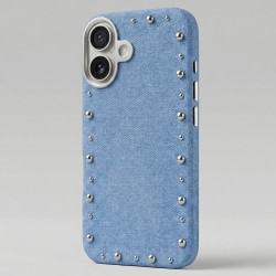Funda Denim Magbattery para iPhone 17