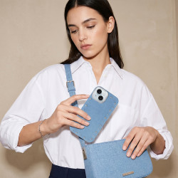Funda Denim Magbattery para iPhone 15