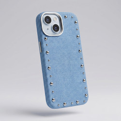 Funda Denim Magbattery para iPhone 14 Plus