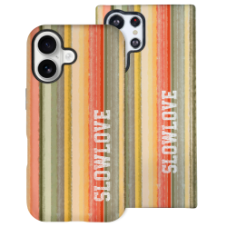 Coque Tough Coque Slowlove - Rayures Logo