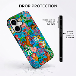 Coque Tough Officielle Toy Story - Characters blue