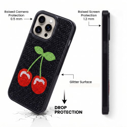 Funda Brillo Cereza para iPhone 13 Pro Max