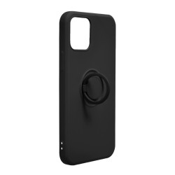 Funda Ultra Suave Ring Negra para iPhone 12