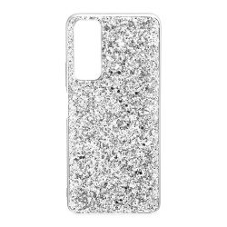 Funda para Huawei P Smart 2021 Brillantina Plata