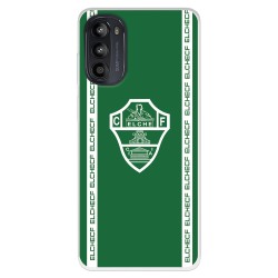 Funda para Motorola Moto G52 del Elche CF Escudo Fondo Verde  - Licencia Oficial Elche CF