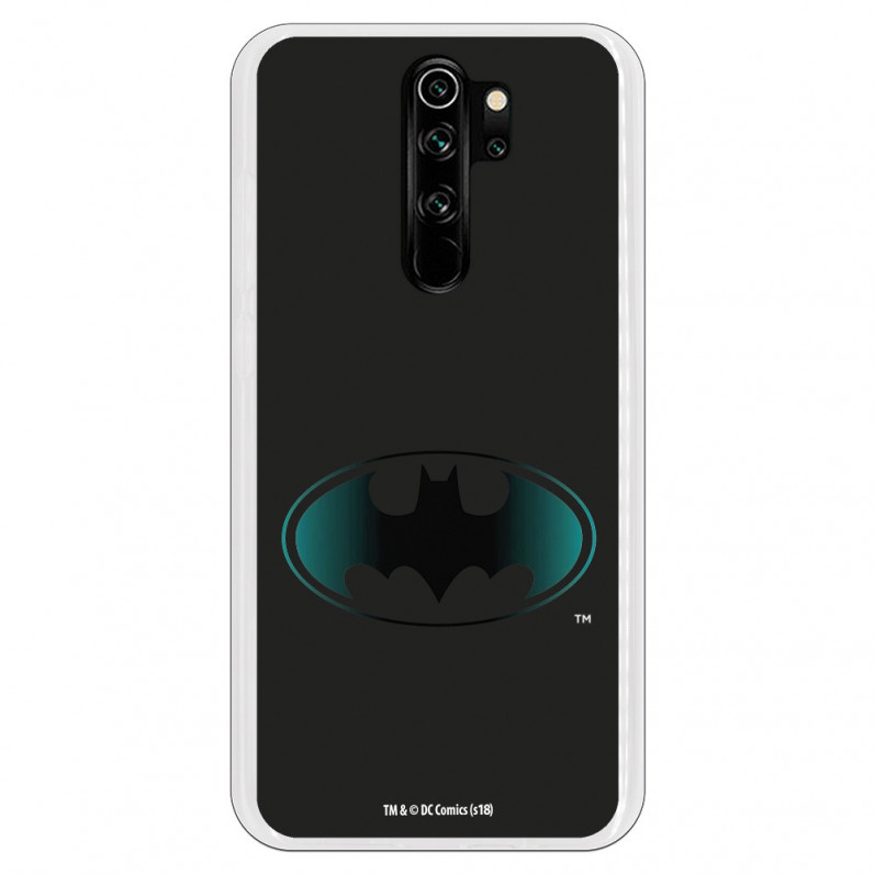 Funda para Xiaomi Redmi Note 8 Pro Oficial de DC Comics Batman Logo Transparente - DC Comics